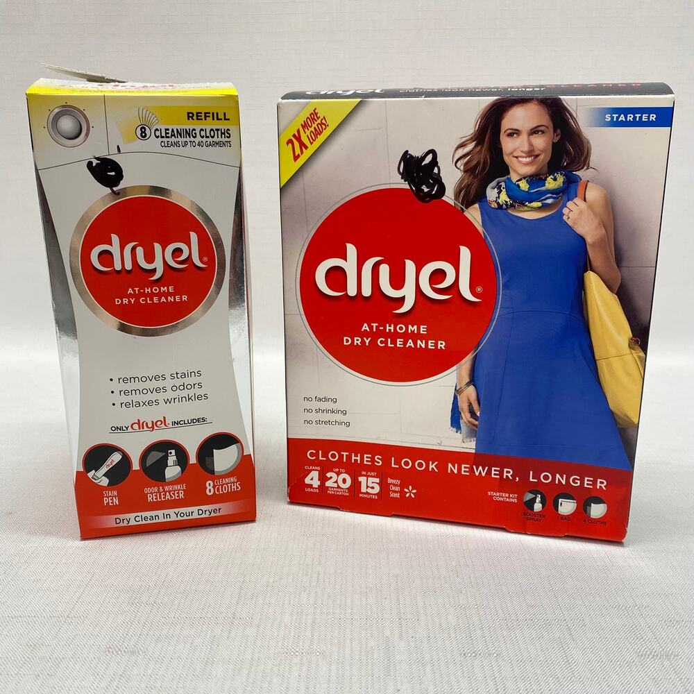 Dryel At-Home Dry Cleaner Starter & Refill Kit